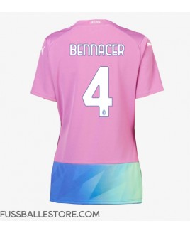 Günstige AC Milan Ismael Bennacer #4 3rd trikot Damen 2023-24 Kurzarm